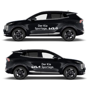 Vorführwagenkleber Kia Sportage – 1 Set weiss