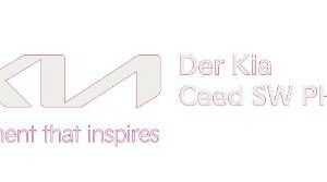 Vorführwagenkleber Ceed SW PHEV weiss