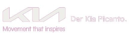 picanto_weiss Vorführwagenkleber Picanto weiss