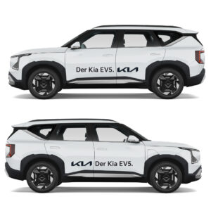 Vorführwagenkleber Kia EV5 - schwarz
