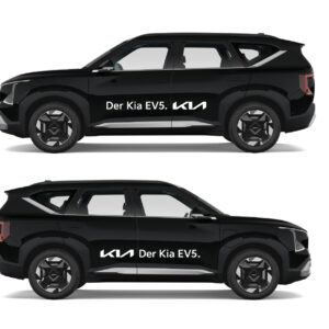 Vorführwagenkleber Kia EV5- weiss