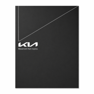 Kia Notizblock A4 schwarz